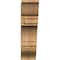 Ekena Millwork Merced Traditional Rough Sawn Bracket, Western Red Cedar, 6"W x 22"D x 22"H BKT06X22X22MRC01RWR - alternate 2
